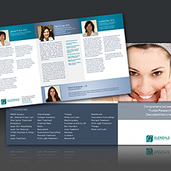 Print design for Glendale Dermatology